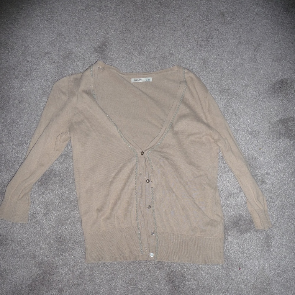 Button down sweater